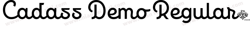 Cadass Demo Regular字体转换